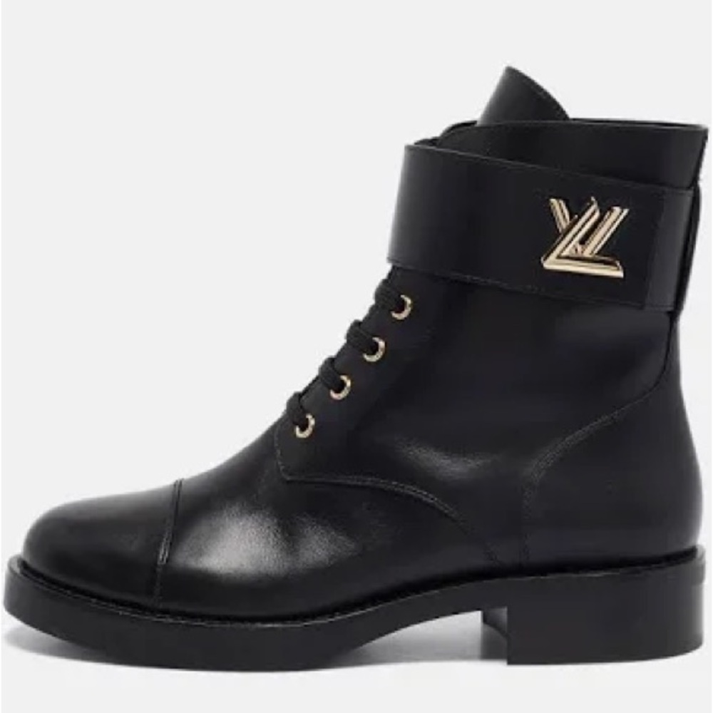 Louis Vuitton Wonderland Flat Ranger Boots 37